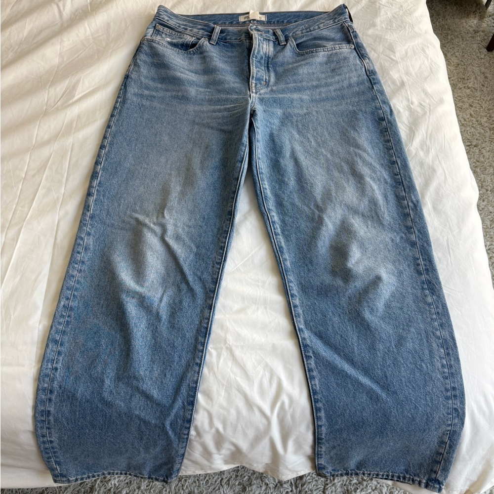 Madewell Women's Low Slung Jeans in Light Blue